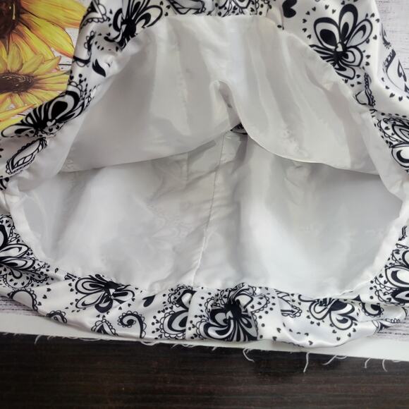 Park Bench Kids White, Black Rose & Red Dress 24 Months - Picture 3 of 8